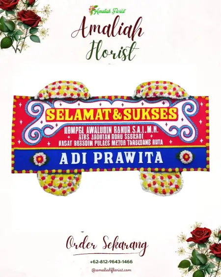Papan Bunga Ucapan Selamat Lok Bahu